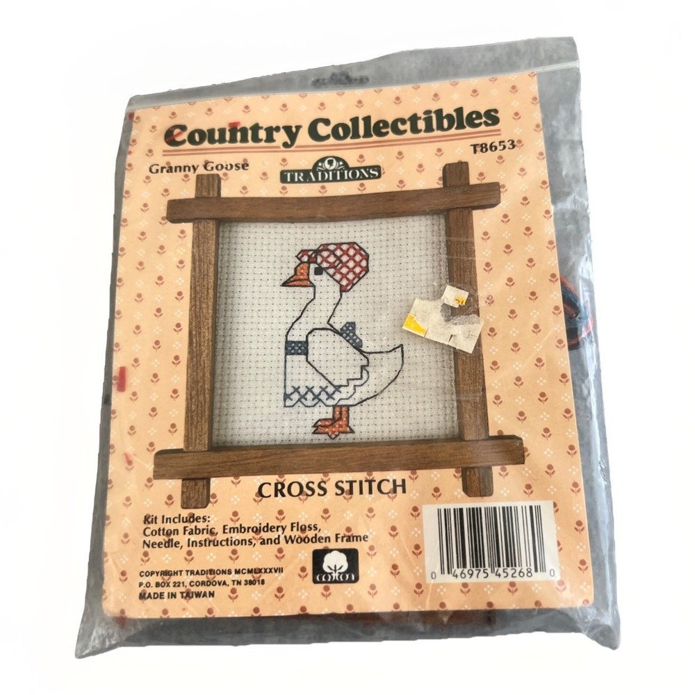 Country Collectibles Granny Goose Traditions Cross Stitch Kit T8653 Vintage SM